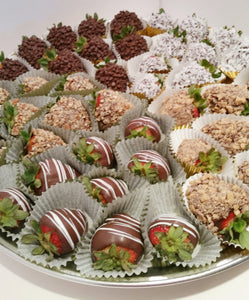 #1900 Magnolia's Party Platter, Dipped Fruit , Chocolate Covered - Magnolia's-Delights
