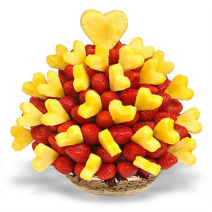 #1919-Berry Loving,  Special Pineapple & Berry Loving Fruit Bouquet - Magnolia's-Delights